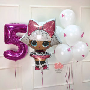 Шары для девочки на 5 лет Кукла Лол Пермь