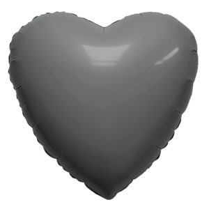 Сердце 45 см Графит