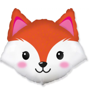 Шар (25''/64 см) Фигура Голова, Милая Лиса