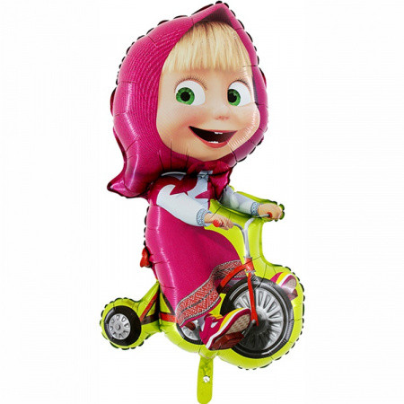 Фигура Маша на велосипеде (39"/99 см) Grabo