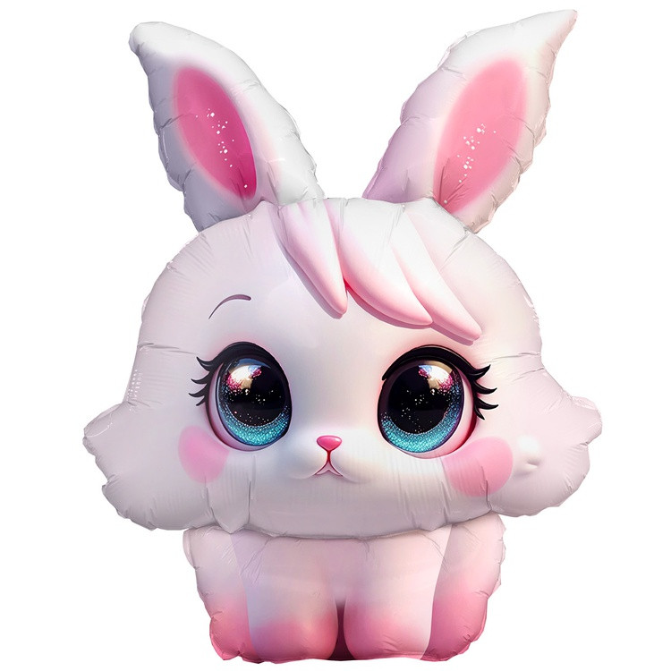 Фигура Зайка с большими глазами (35"/89 см) ВЕСЁЛАЯ ЗАТЕЯ