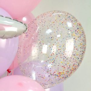 Шар 30 см пенопласт разноцветный