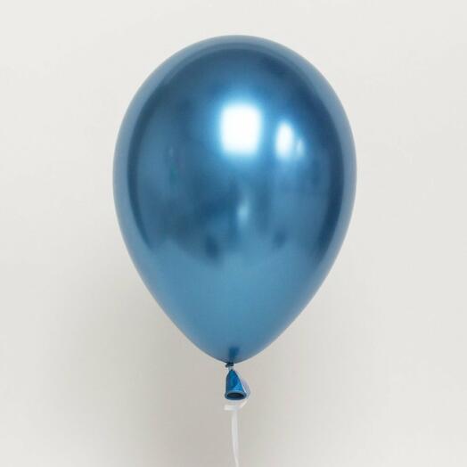 Шар 30 см Хром Glossy Blue ( 605) Белбал