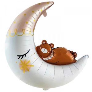 Фигура Месяц и Мишка спящий (30"/76 см) ВЗ
