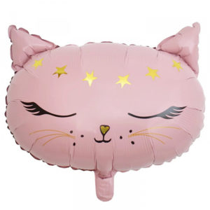 Фигура Голова Кошка голова розовая (19"/48 см) ВЗ