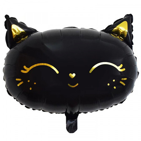Фигура Голова Кошка голова черная (19"/48 см) ВЗ