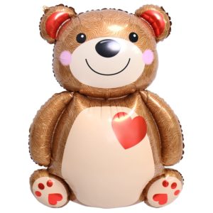 Фигура Мишка с сердцем (33"/84 см) ВЗ