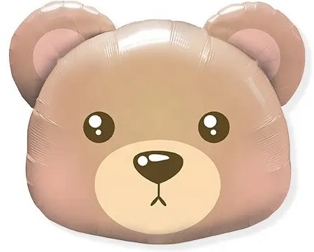 Фигура Голова Мишка милый (20"/51 см) ВЕСЁЛАЯ ЗАТЕЯ