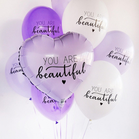 Шар (14"/36 см) You Are Beautiful