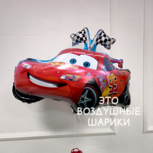 Фигура Машина красная тачка с улыбкой (27"/69 см)