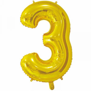 Цифра № 3 золото