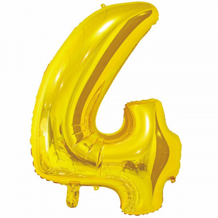 Цифра № 4 золото