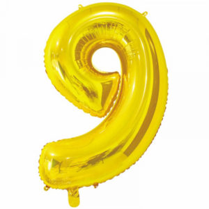 Цифра № 9 золото