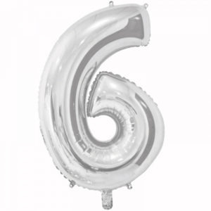 Цифра № 6 серебро