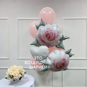 Фонтан с розами для девушки