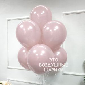 Шар 30 см Античный розовый EVERT 242